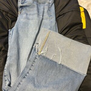 Stylish Light Blue Flare Jeans